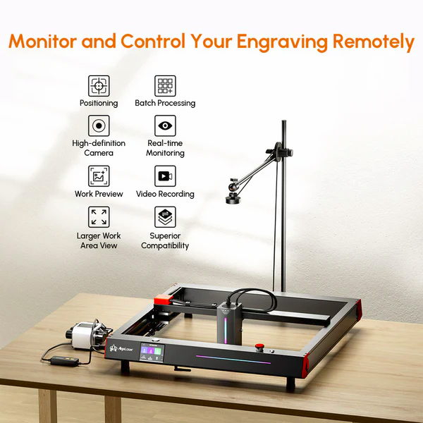 Monitor and Control Your Engraving Remotely