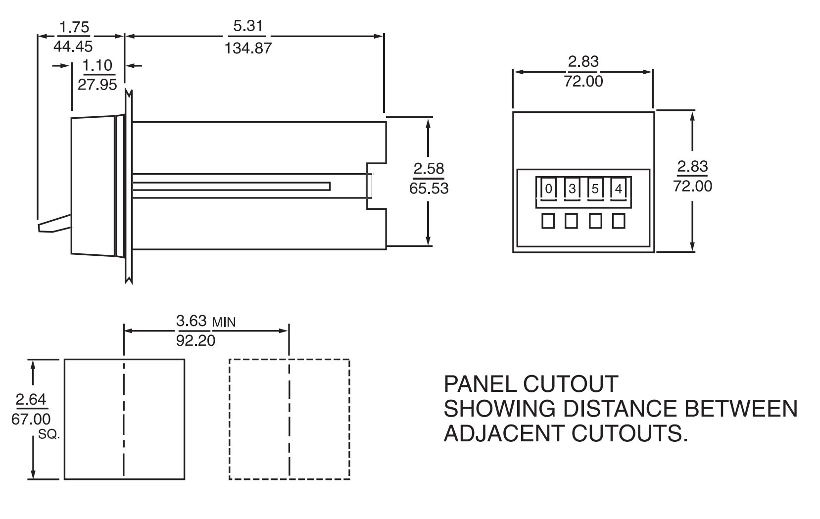 Dimensions