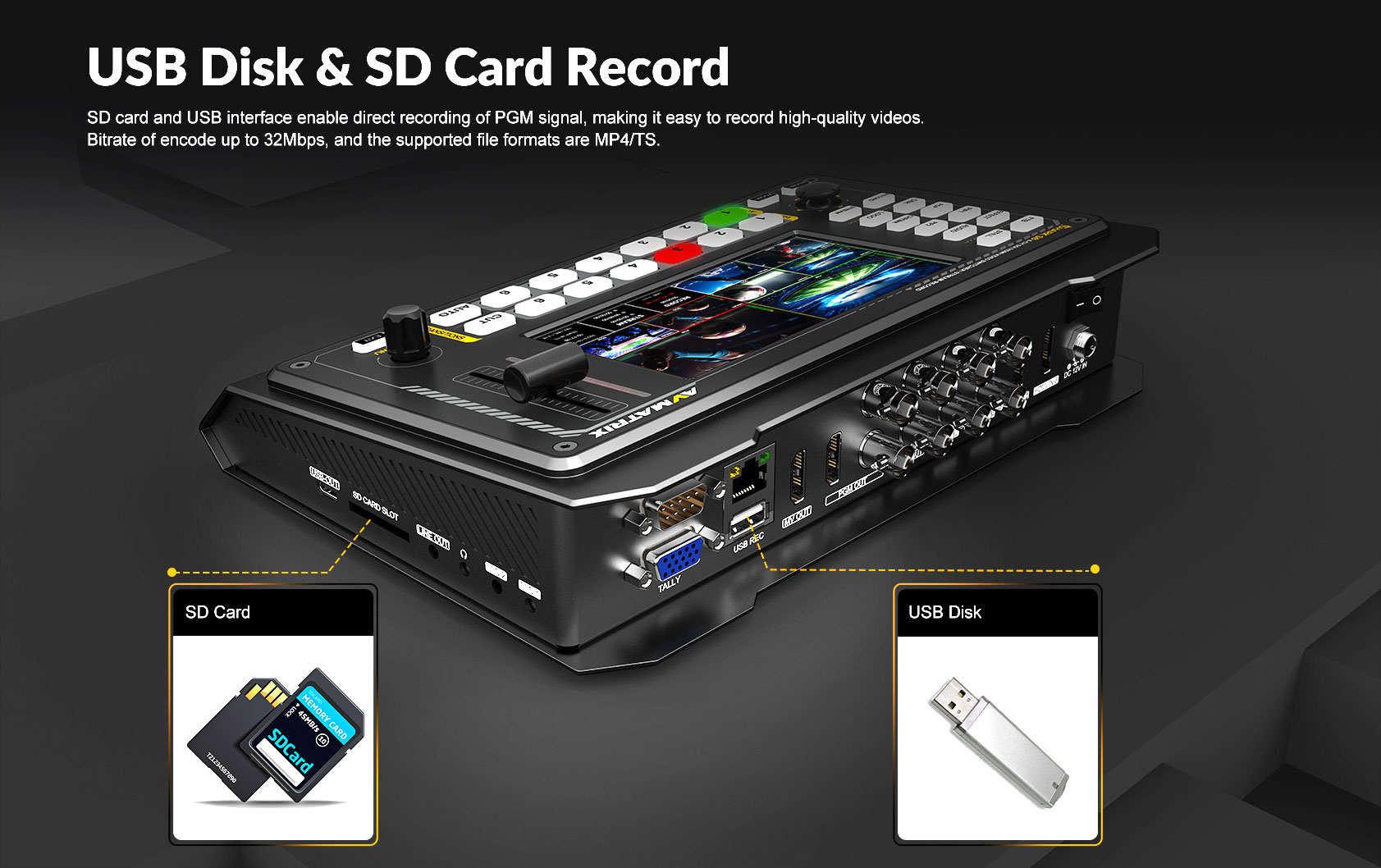 Usb Disk & SD Card Record