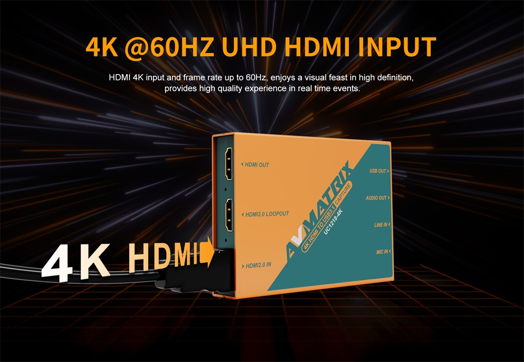 4K 60HZ UHD HDMI Input