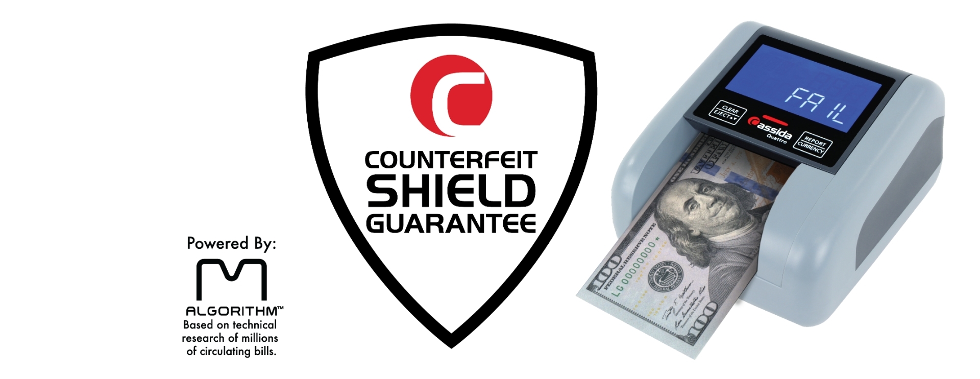 Guaranteed to Catch Any Counterfeit Bill or Your Money Back