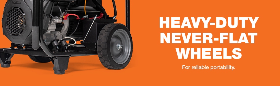 Heavy-Duty Never-Flat Wheels