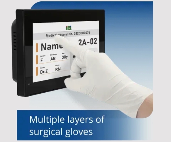 Multiple Layers of Surgical Gloves