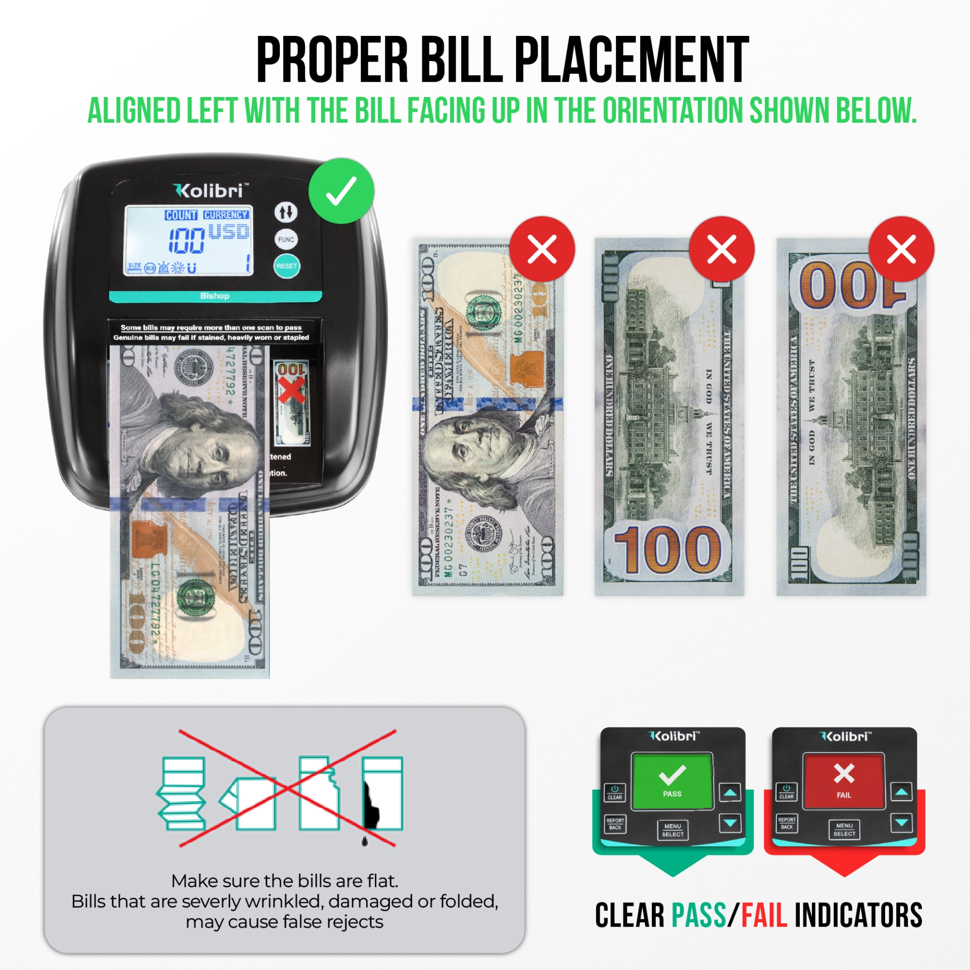 Proper Bill Placement
