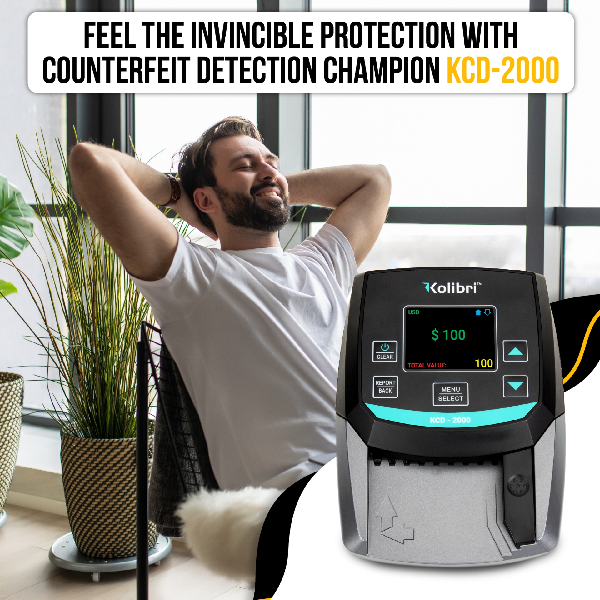 Feel the Invincible Ptotection with Counterfeit Detection Champion KCD-2000
