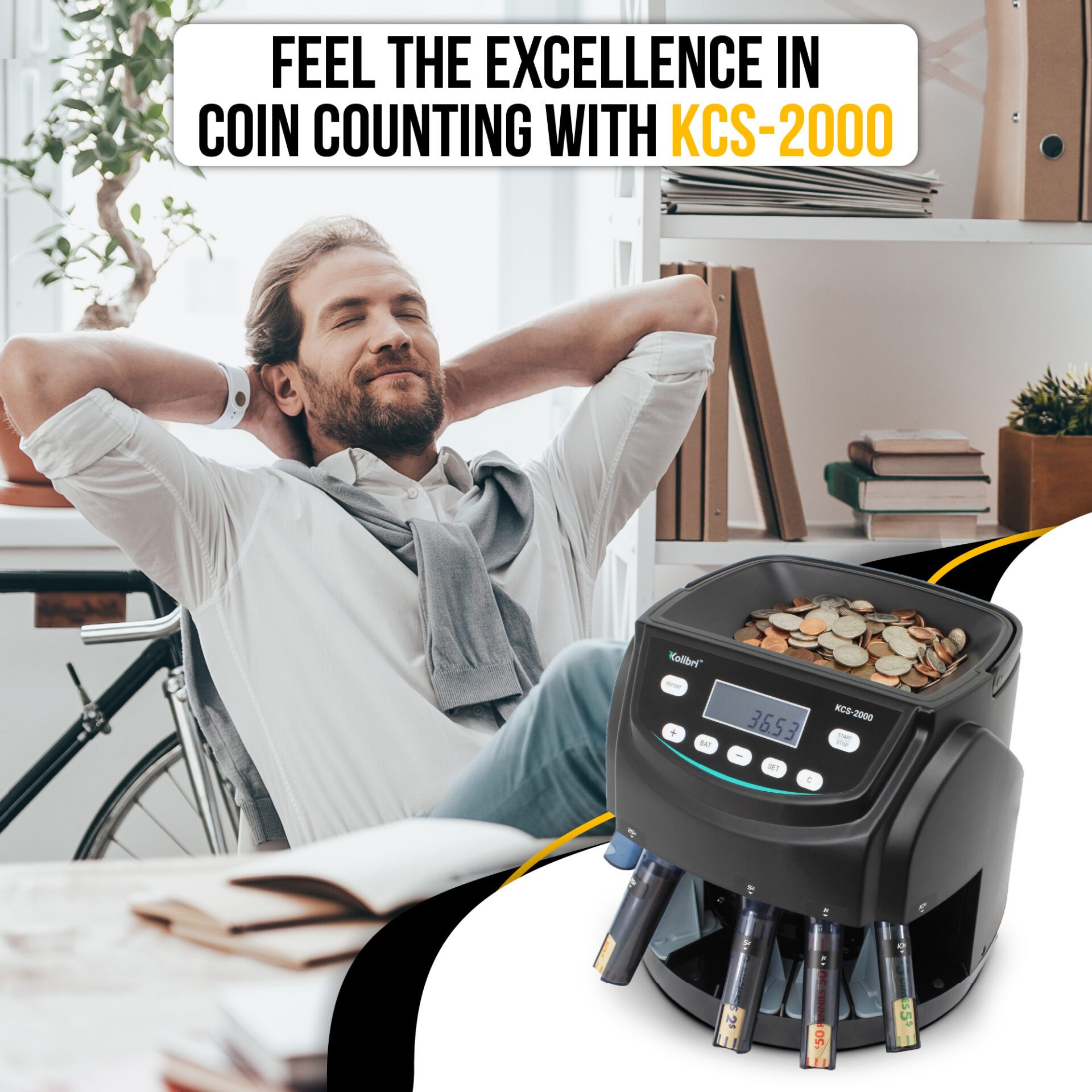 Feel the Excellence in Coin Counting with KCS-2000