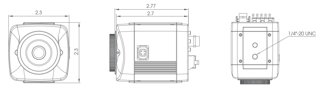 General Feature Diagram Unit: (inch)