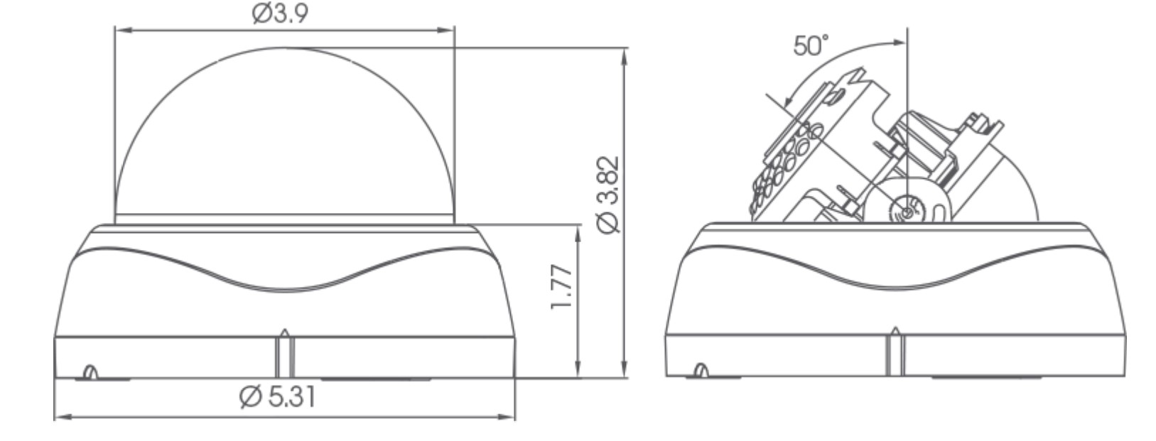 Dimensions: Inches (mm)