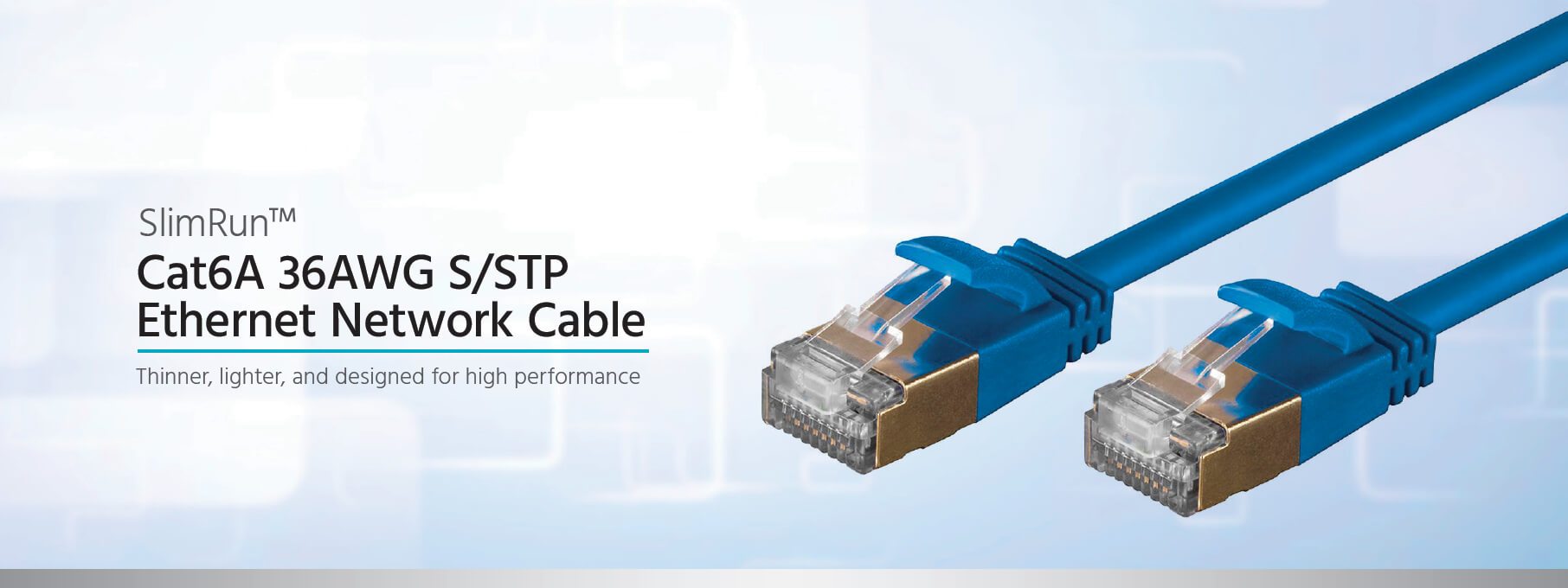 Cat6A S-STP Ethernet Network Patch Cable