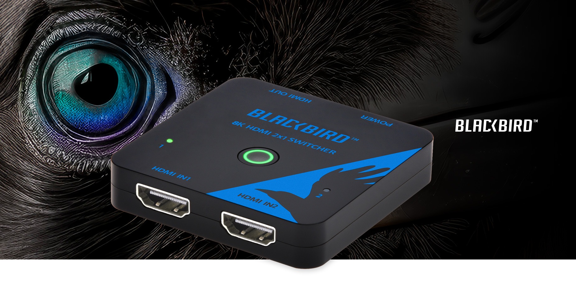 8K60 2x1 HDMI Switch, HDMI 2.1, HDCP 2.3