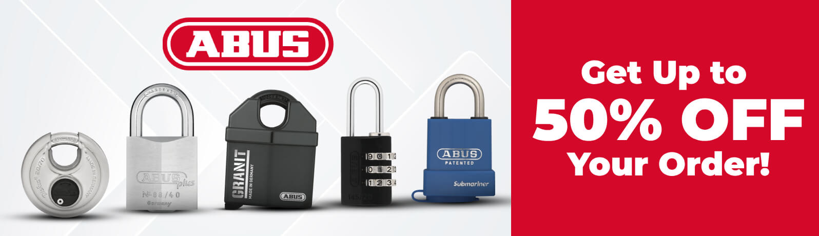 ABUS Sale!