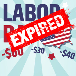 Labor Day Special Offer: Get a $30, $40, or $60 Discount!