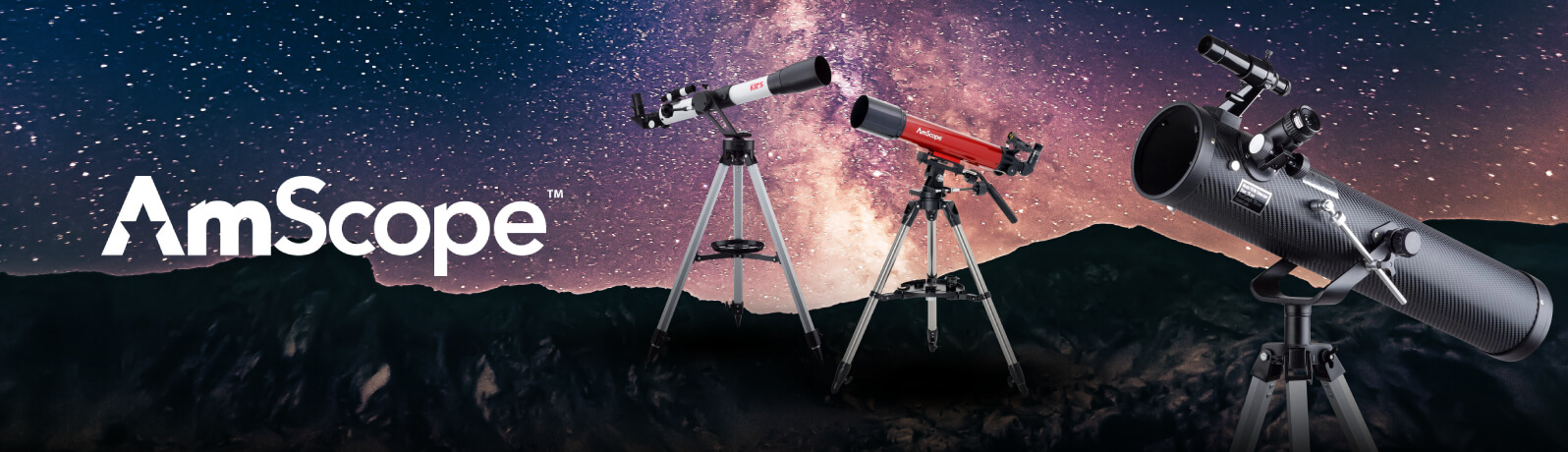 AmScope telescopes