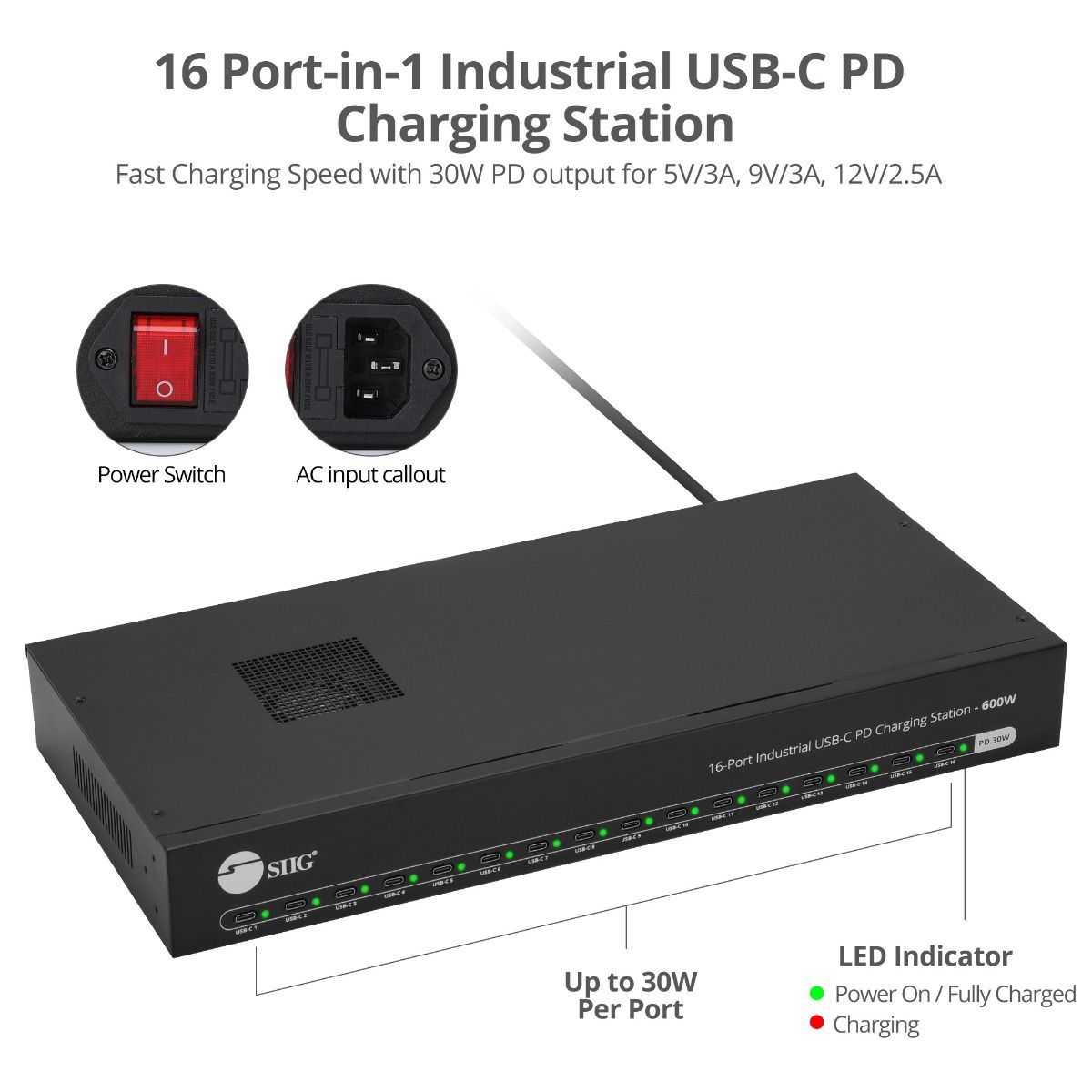 USB-C PD Charging Station