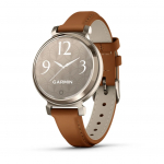 Lily 2 Smartwatch Cream Gold w/ Tan Leather Band_noscript