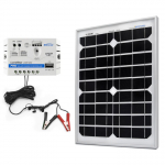 Solar Charger Kit, 5A Charge Controller, 20W_noscript