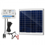 Solar Charger Kit, 60W, 12V, Alligator Clips_noscript