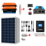 Solar Power Complete System, 500W MPPT40A_noscript