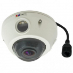 5MP Outdoor Mini Fisheye Dome Camera with D/N, Adaptive IR