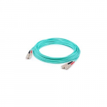 10m SC Male to SC Male Aqua OM3 Patch Cable