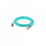 3m SC Male to ST Male Aqua OM4 Patch Cable