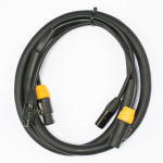 6-Foot, 5-Pin DMX & Locking Power Link Combo Cable