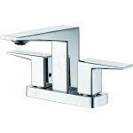 Faucet Two-Handle 4" Centerset Bathroom, Chrome_noscript