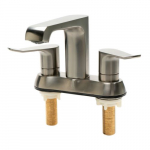 Faucet Two-Handle 4 Inch Centerset Bathroom, Brushed_noscript