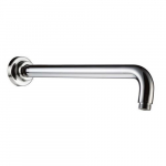 16 Inch Wall Mounted Round Shower Arm, Polished Chrome_noscript