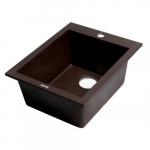 17" Drop-In Rectangular Kitchen Sink Chocolate_noscript