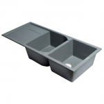 Bowl Granite Composite Sink with Drainboard_noscript