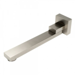 Solid Brass Square Foldable Tub Spout, Brushed Nickel_noscript