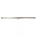 59" Stainless Steel Linear Shower Drain with No Cover_noscript