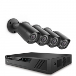 8 Channel Video System 4 Cameras 1TB HDD