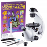 40-500X Microscope with Book for Students and Kid's