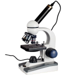 40-1000X LED Student Microscope and 0.3MP Camera