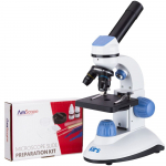 40-400X Dual Illumination Microscope for Kid's, Blue