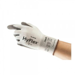 11-644-7 Hyflex Glove, Nylon, Size 7, Gray / White