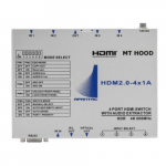 HDMI 2.0 UHD 4x1 Switch with Audio De-Embedder