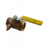 Straight with Side Tap, Gas Ball Valve