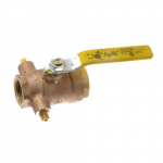 Bronze Straight with Side Tap, Gas Ball Valve
