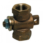 Flat Head Wrench Operated Gas Cock, 3/4" Pipe