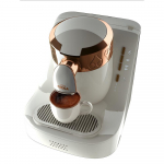 Automatic Turkish Coffee Machine, White/Gold_noscript