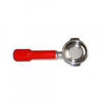 Adjustable Pod Portafilter, Red Handled_noscript