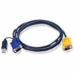 USB KVM Cable with Built-In PS2 to USB Converter 6'_noscript