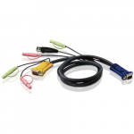 USB KVM Cable with Audio Plugs 10'_noscript