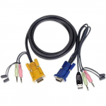 USB KVM Cable with Audio Plugs (16')_noscript