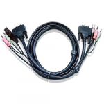 USB DVI-D Single Link KVM Cable 10'_noscript