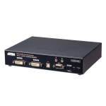 DVI-I Dual Display KVM Over IP Transmitter