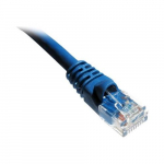 Molded Patch Cable, Boots, Blue, 7ft, CAT6A, 650MHz